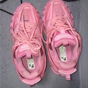 Pink Balenciaga track runners